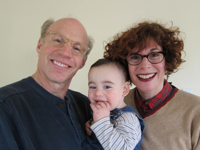 Mark Luria with his wife Debra & grandson Lev Yaakov!