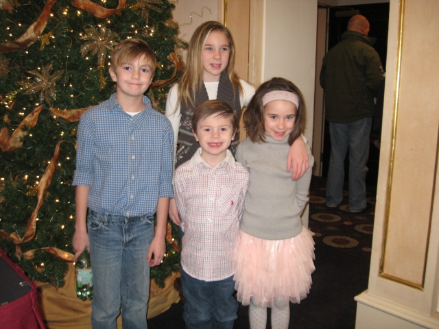 Emily and Tims children:  Jack 10, Claire 10, Noah 6, Molly 7  (Patty Schmidt Nordahls grandchildren)